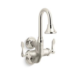 Triton® Bowe® Cannock 1.2 gpm bathroom sink faucet with 3-11/16" gooseneck spout and lever handles, drain not included - K-730T70-4AJR-SR