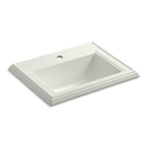 Memoirs® Classic Drop-in bathroom sink with single faucet hole - K-2241-1-NY