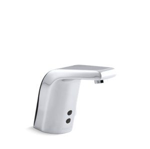 Sculpted Touchless faucet with Insight technology and temperature mixer, AC-powered - K-13462-CP