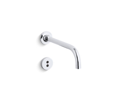 Purist® Wall-mount touchless faucet trim with Insight technology and 9" 90-degree spout, requires valve - K-T11839-CP