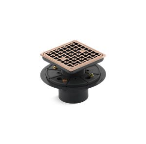 Clearflo Square design tile-in shower drain - K-9136-RGD