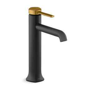 Occasion Tall single-handle bathroom sink faucet, 1.2 gpm - K-27003-4-BMB