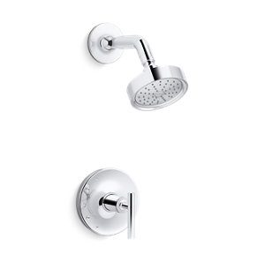 Purist® Rite-Temp® shower trim kit with lever handle, 1.75 gpm - K-TS14422-4G-CP