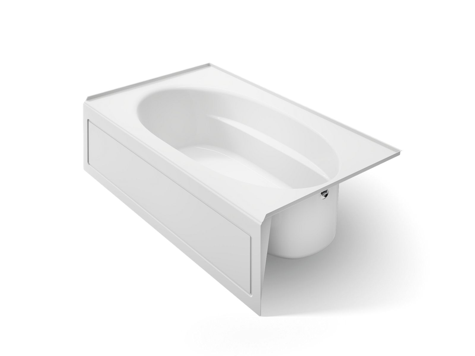 Windward 72" x 42" alcove bath, right drain - K-1115-RA-0