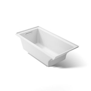 Underscore 60" x 30" alcove bath, left drain - K-1121-L-0