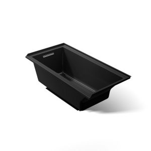 Underscore 60" x 30" alcove bath with Bask heated surface, left drain - K-1121-LW-7