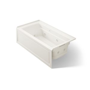 Archer 60" x 32" alcove Heated BubbleMassage air bath and whirlpool, right drain - K-1122-XGHRA-96