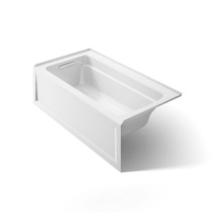 Archer 60" x 32" alcove bath, left drain - K-1123-LA-0