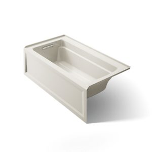 Archer 60" x 32" alcove bath, left drain - K-1123-LA-96