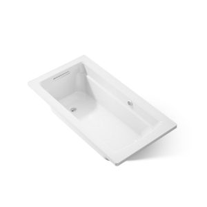 Archer 60" x 32" drop-in bath with Bask heated surface - K-1123-W1-0