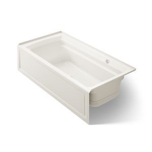 Archer 72" x 36" alcove Heated BubbleMassage air bath with Bask heated surface, right drain - K-1124-GHRAW-96