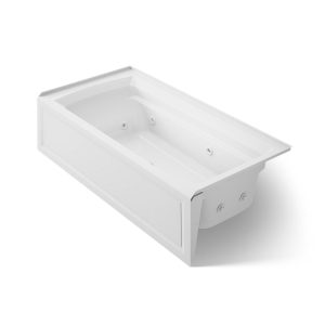 Archer 72" x 36" alcove whirlpool bath, right drain - K-1124-RA-0