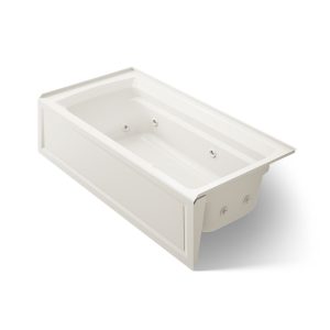 Archer 72" x 36" alcove whirlpool bath, right drain - K-1124-RA-96