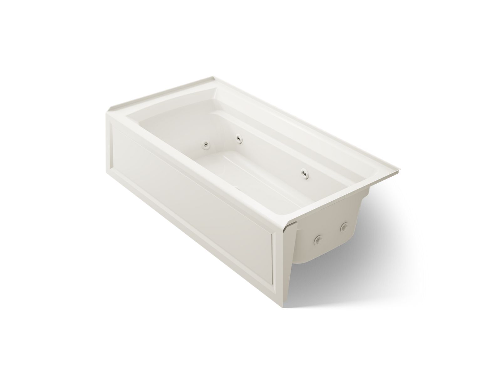 Archer 72" x 36" alcove whirlpool bath, right drain - K-1124-RA-96