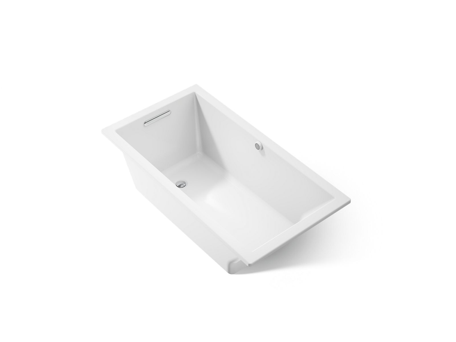 Underscore 60" x 32" drop-in bath with Bask heated surface - K-1130-W1-0