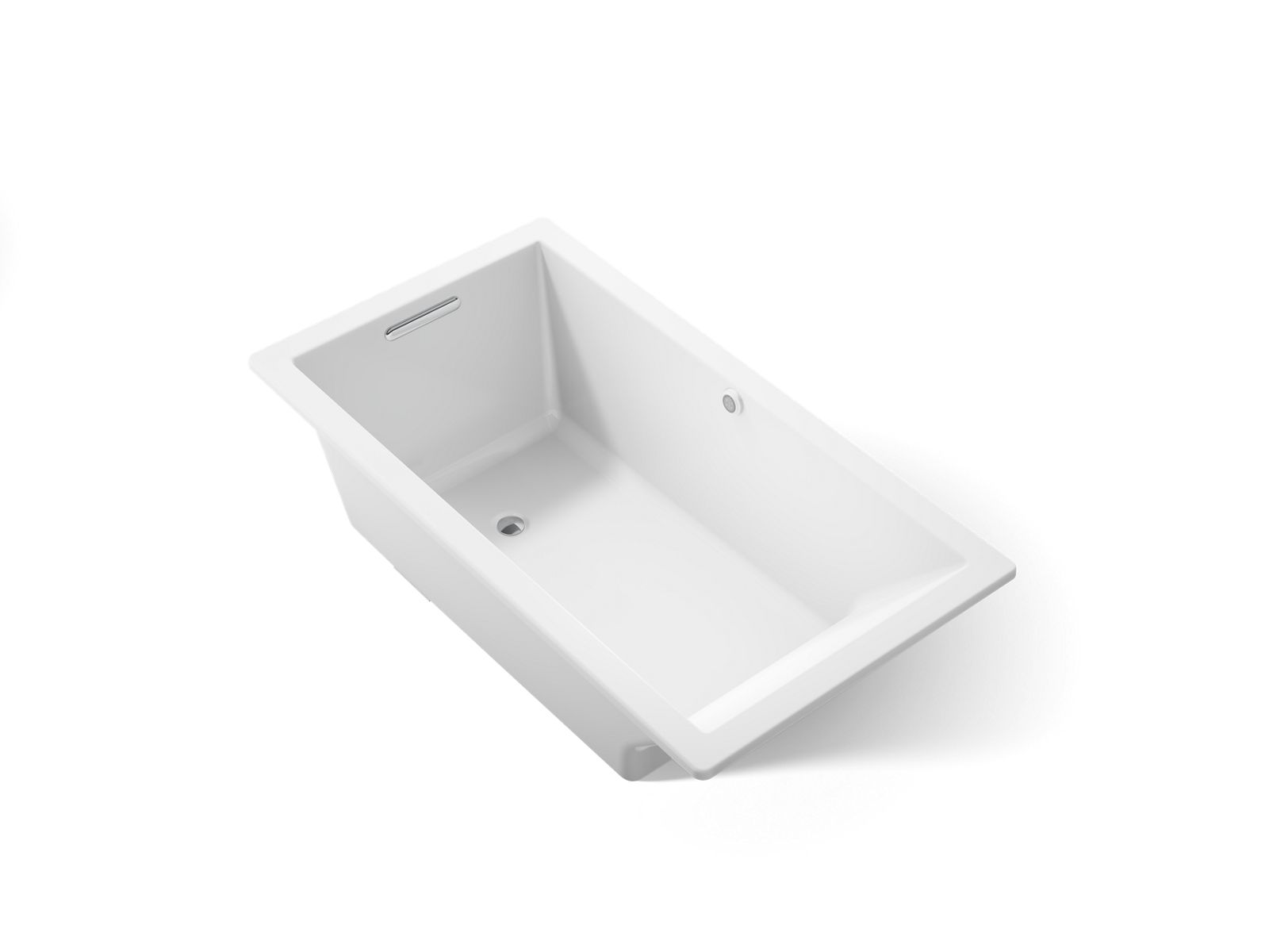 Underscore 66" x 36" drop-in bath with Bask heated surface - K-1136-W1-0