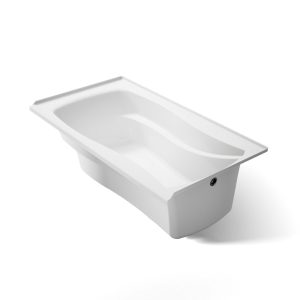 Mariposa 66" x 36" alcove bath with alcove and right-hand drain - K-1229-R-0