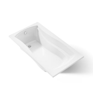 Mariposa 60" x 36" drop-in bath with - K-1242-0