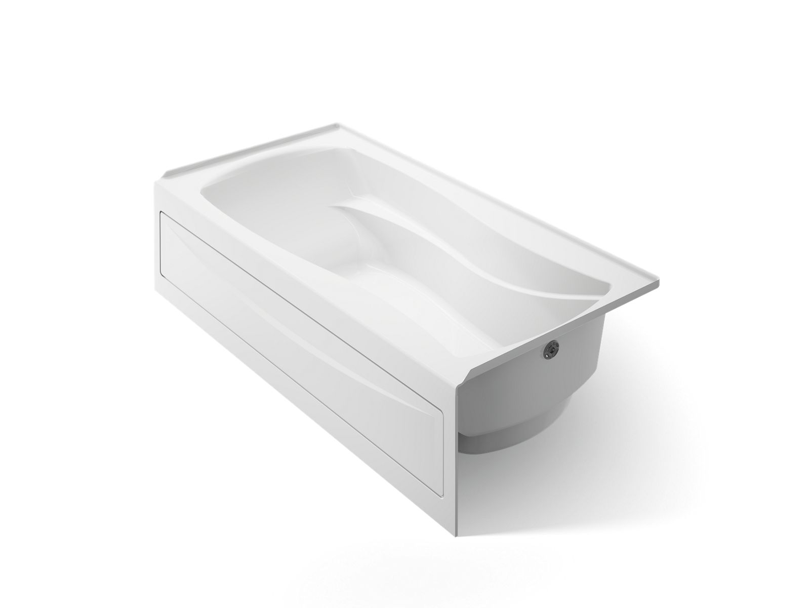 Mariposa 72" x 36" alcove bath, right drain - K-1259-RA-0
