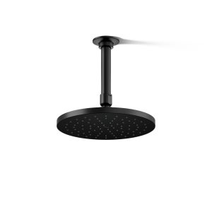 Contemporary Round 8" single-function rainhead, 2.5 gpm - K-13688-BL