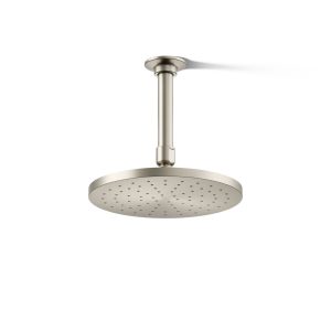 Contemporary Round 8" single-function rainhead, 2.5 gpm - K-13688-BN