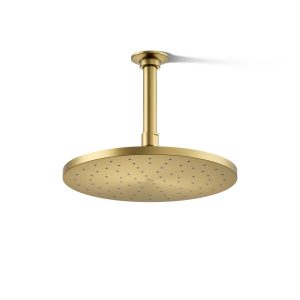 Contemporary Round 10" single-function rainhead, 1.75 gpm - K-13689-G-2MB