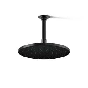 Contemporary Round 10" single-function rainhead, 2.5 gpm - K-13689-BL