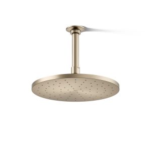 Contemporary Round 10" single-function rainhead, 1.75 gpm - K-13689-G-BV