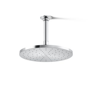 Contemporary Round 10" single-function rainhead, 2.5 gpm - K-13689-CP