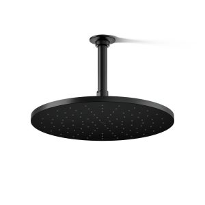 Contemporary Round 12" single-function rainhead, 2.5 gpm - K-13690-BL