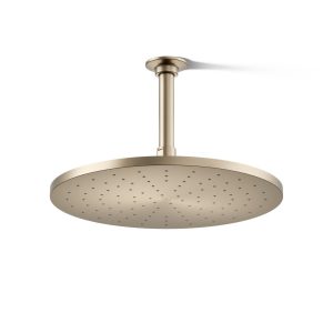 Contemporary Round 12" single-function rainhead, 2.5 gpm - K-13690-BV