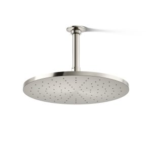 Contemporary Round 12" single-function rainhead, 2.5 gpm - K-13690-SN
