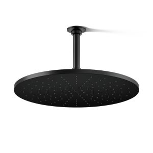Contemporary Round 14" single-function rainhead, 2.5 gpm - K-13691-BL