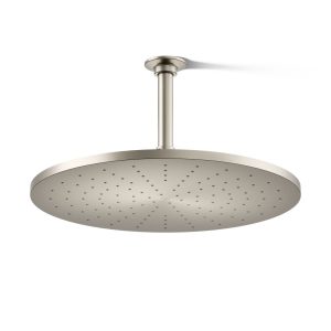 Contemporary Round 14" single-function rainhead, 2.5 gpm - K-13691-BN