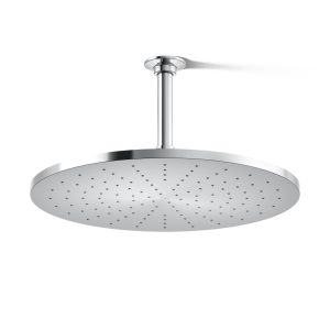 Contemporary Round 14" single-function rainhead, 2.5 gpm - K-13691-CP