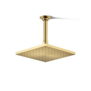Contemporary Square 8" single-function rainhead, 1.75 gpm - K-13695-G-2MB