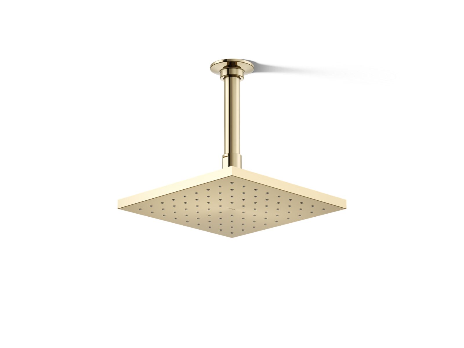 Contemporary Square 8" single-function rainhead, 1.75 gpm - K-13695-G-AF