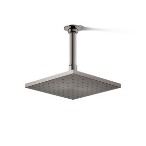 Contemporary Square 8" single-function rainhead, 2.5 gpm - K-13695-TT