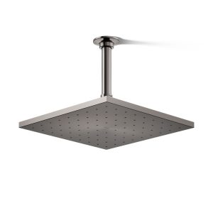 Contemporary Square 10" single-function rainhead, 1.75 gpm - K-13696-G-TT
