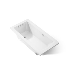 Archer 60" x 30" drop-in bath with Bask heated surface - K-1946-W1-0