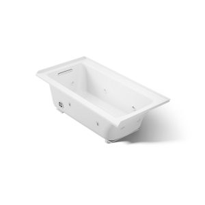 Archer 60" x 30" alcove whirlpool bath, left drain - K-1947-L-0