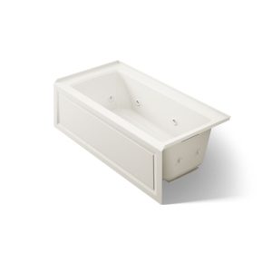 Archer 60" x 30" alcove heated whirlpool bath, right drain - K-1947-HRA-96