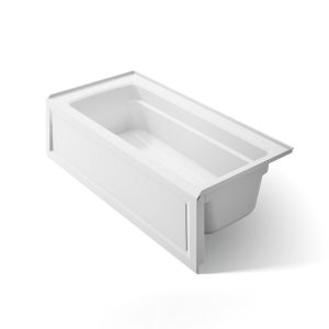 Archer 66" x 32" alcove bath with Bask heated surface, right drain - K-1948-RAW-0