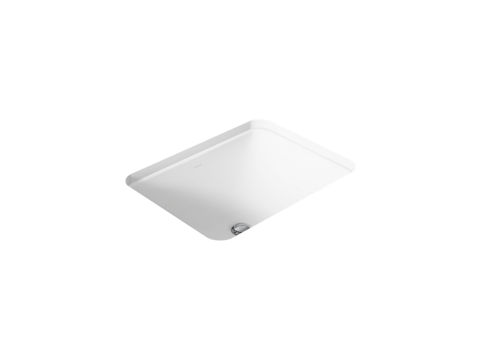 Caxton 20-1/2" rectangular undermount bathroom sink - K-20000-0