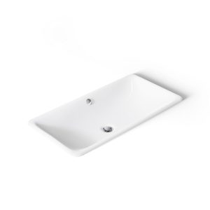 Iron Plains 30" rectangular drop-in/undermount bathroom sink - K-20212-0