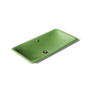 Iron Plains 30" rectangular drop-in / undermount / vessel bathroom sink - K-20212-PFG-34
