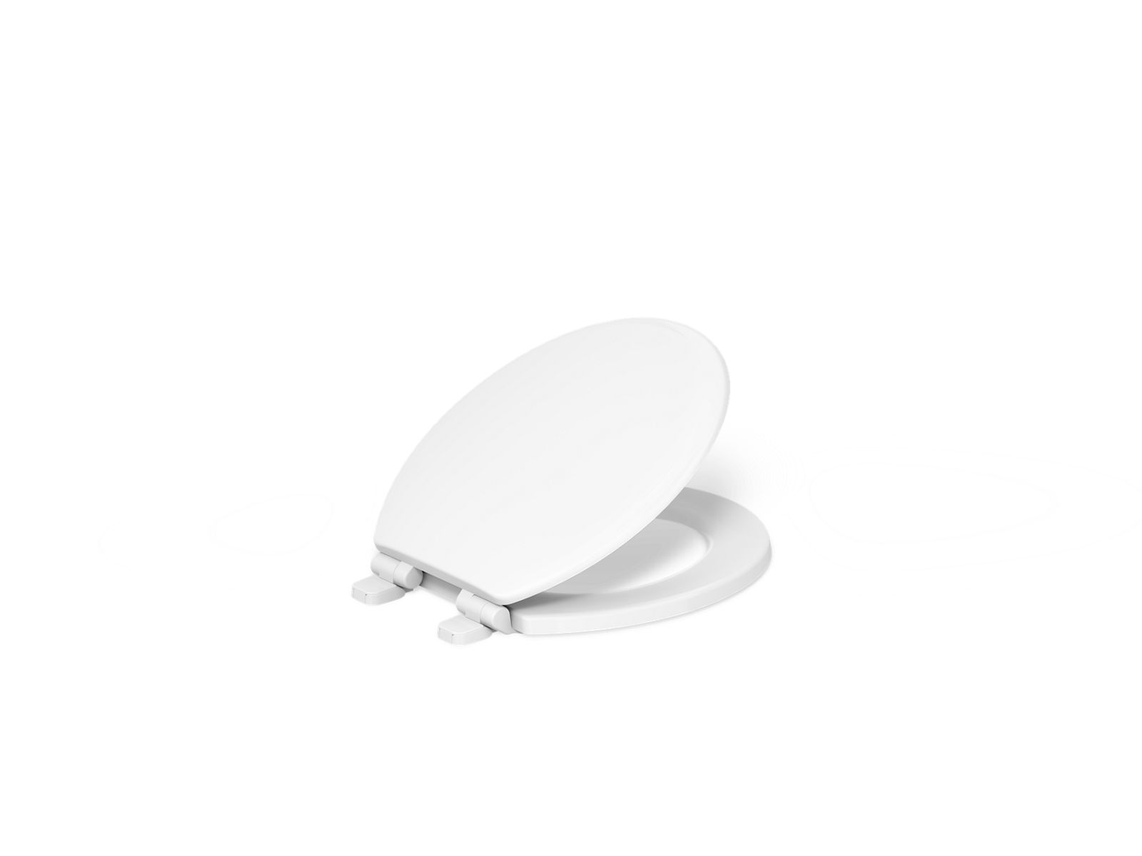 Ridgewood Quiet-Close round-front toilet seat - K-20455-0