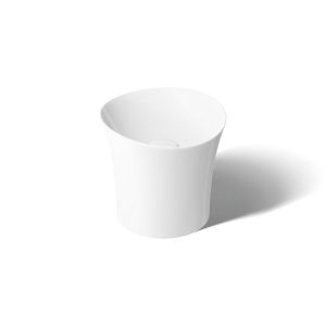 Veil 16" round vessel bathroom sink or pedestal sink basin, no overflow - K-20703-N-0