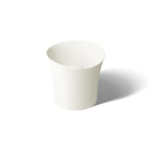 Veil 16" round vessel bathroom sink or pedestal sink basin, no overflow - K-20703-N-96