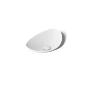 Veil 21" oval vessel bathroom sink, no overflow - K-20704-N-0